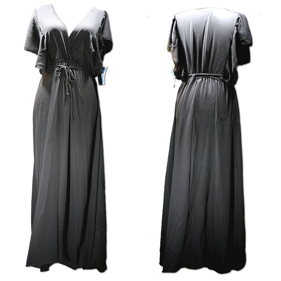 Mesmer Other - 2X LG BLACK V-NECK Dress Coverup Boho Beautiful